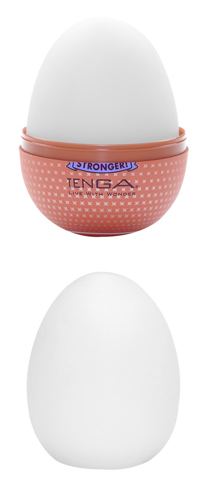 Tenga Egg Stronger «Misty II» disposable masturbator with stimulating structure (jagged nubs)